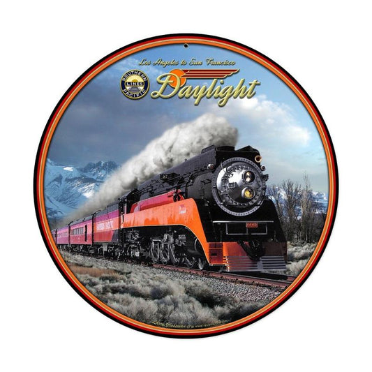 Daylight Winter Train 14 x 14