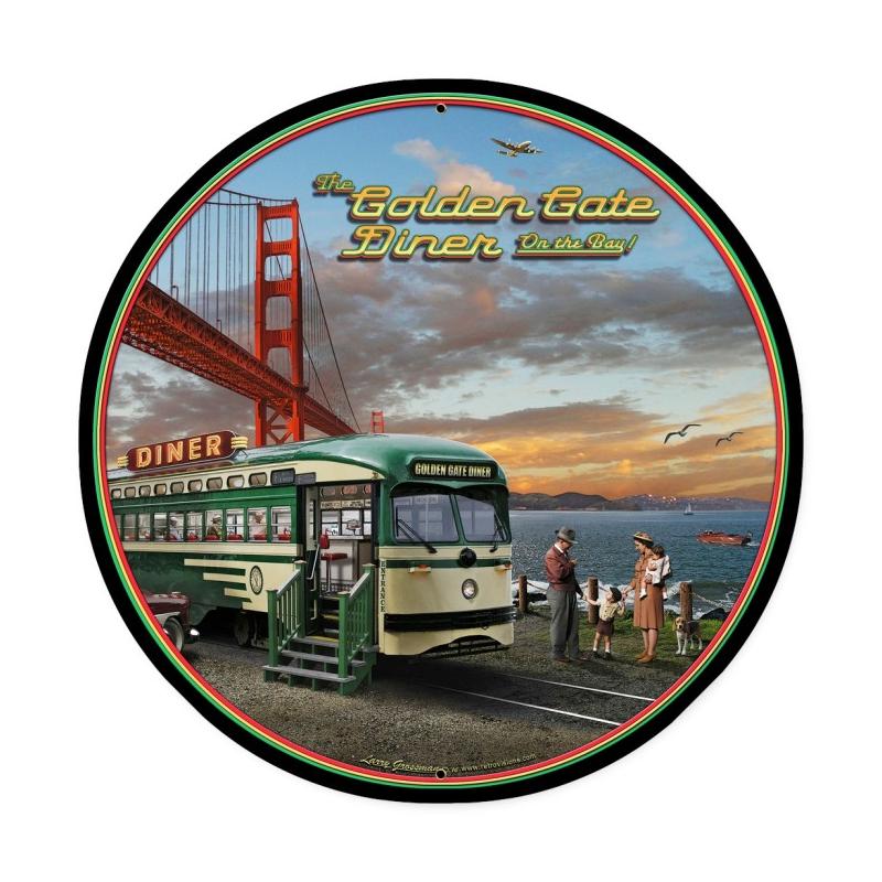 Golden Gate Diner 28 x 28