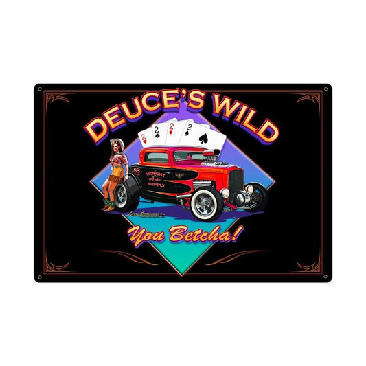 Deuces Wild 36 x 24