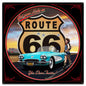 Route 66 Girl 18 x 18