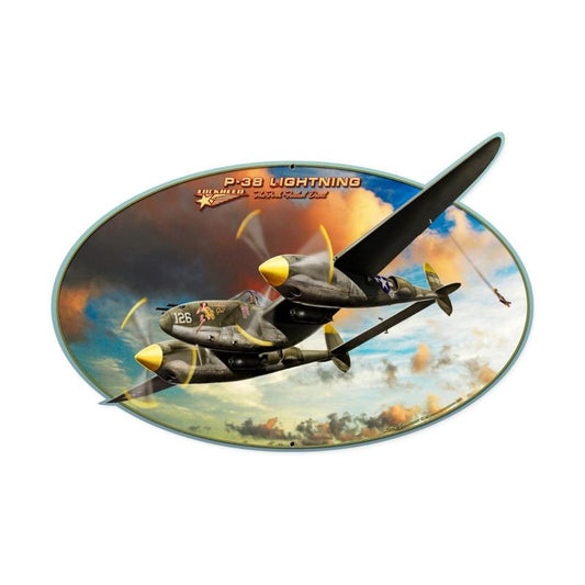P-38 Lightning 28 X 18