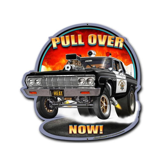 Pull Over Now 18 x 18