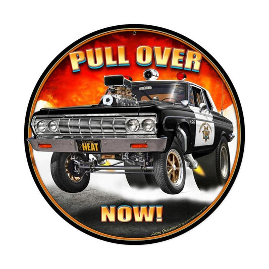 Pull Over Now 14 x 14
