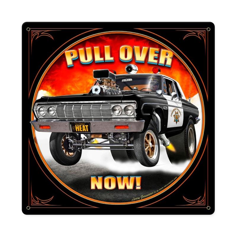 Pull Over Now 12 x 12