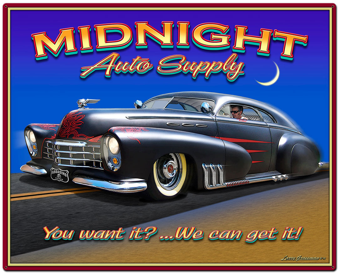 Midnight Auto Supply 24 x 30