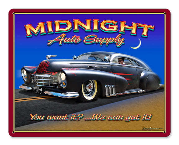 Midnight Auto Supply 15 x 12