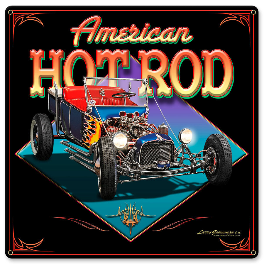 American Hot Rod 24 x 24