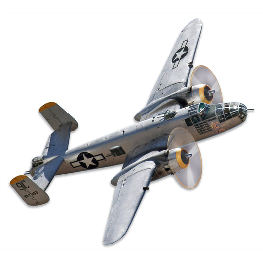 B25 Mitchell Bomber Vintage Style Metal Sign 16 x 15