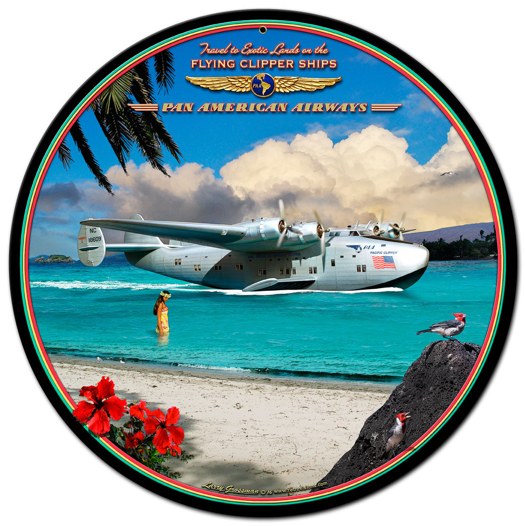 Clipper Airplane 14 x 14