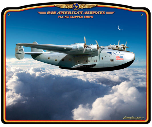 Clipper Airplane 18 x 12