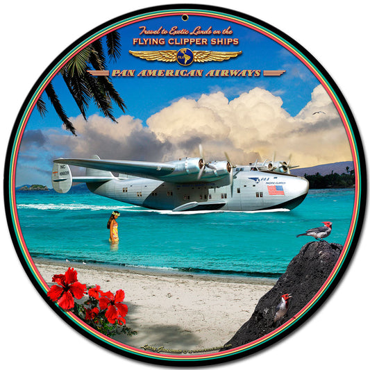 Clipper Airplane 28 x 28