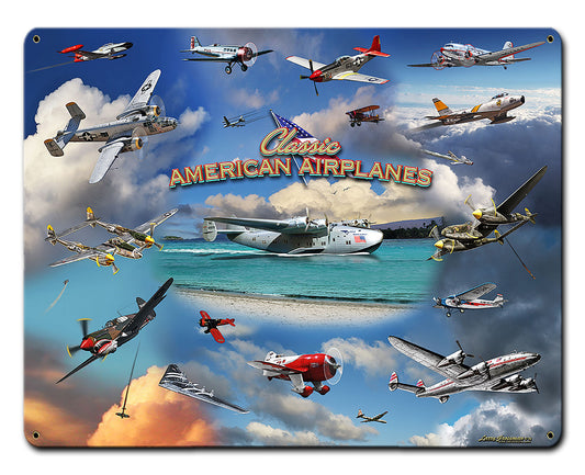 Airplane Collage 30 x 24