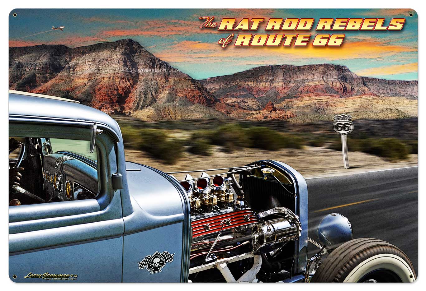 Rat Rod Rebels 36 x 24