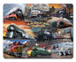 Collage Trains 15 x 12
