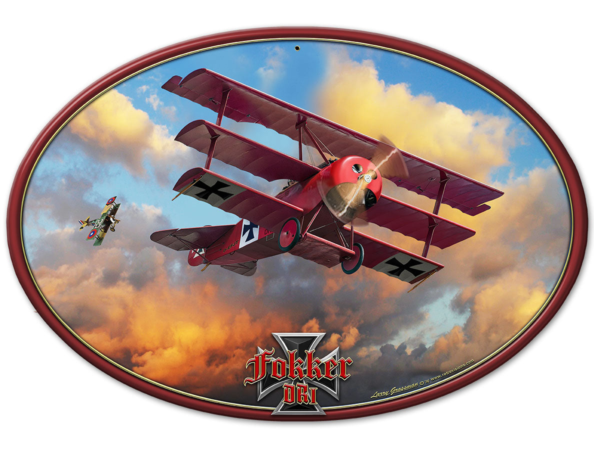 Fokker Tri-Plane 18 x 12