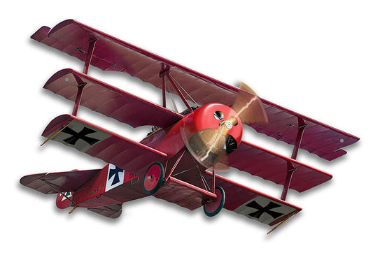 Fokker Tri-Plane Vintage Style Metal Sign 19 x 14