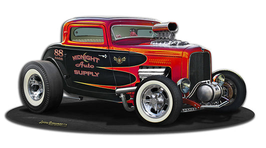 Blown Street Rod Vintage Style Metal Sign 17 x 8