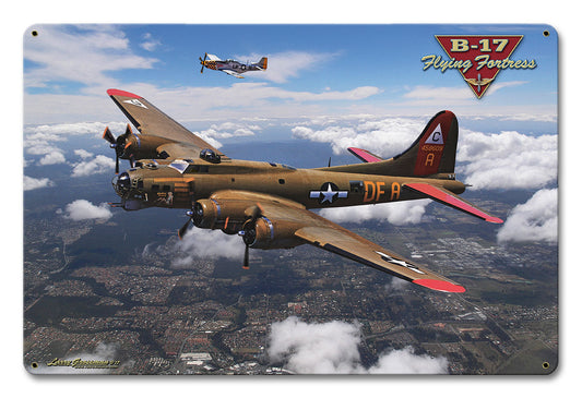 B-17 Flying Fortress 12 x 18
