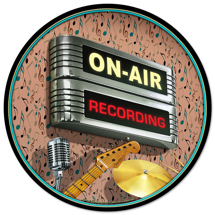 On Air Recording 14 x 14