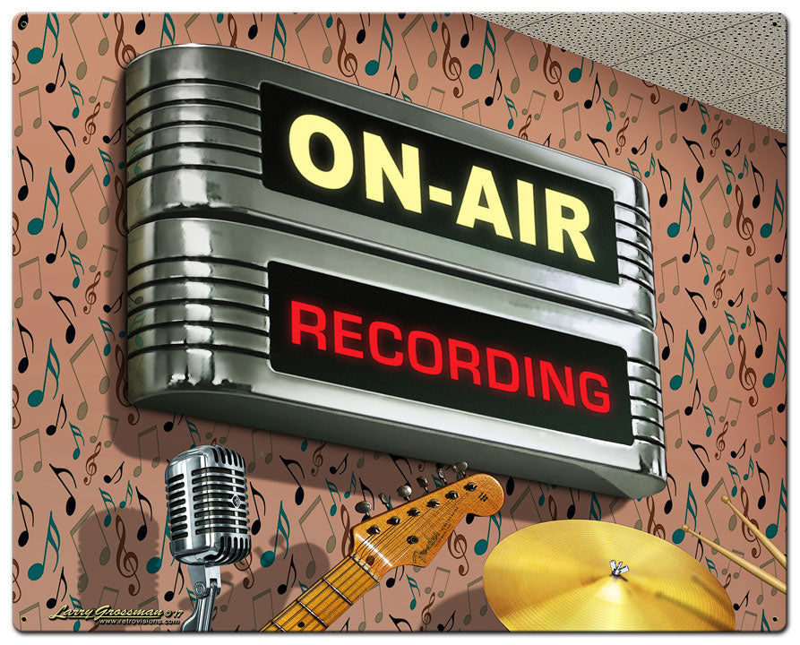 On Air Recording 24 x 30