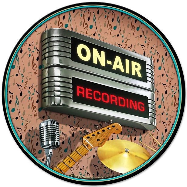On Air Recording 28 x 28