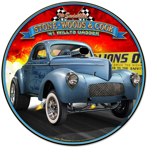 1941 S.W.C. Willys Gasser 28 x 28