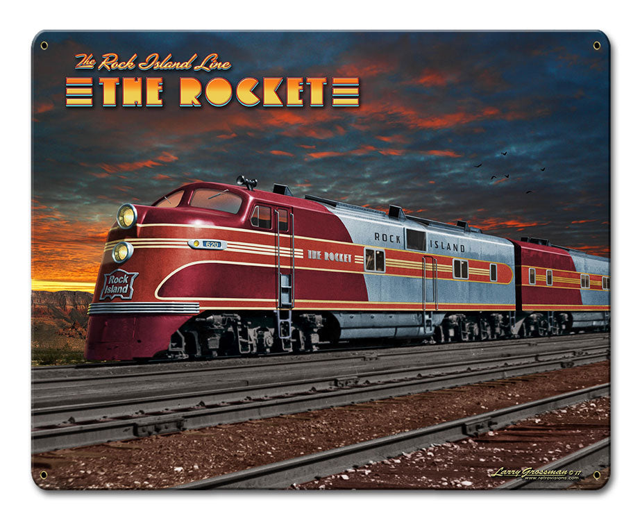 Rocket Train 15 x 12