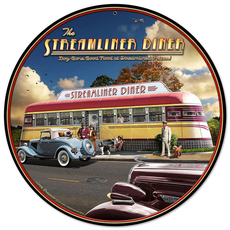 Streamliner Diner 14 x 14