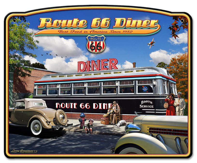 1936 Route 66 Diner 15 x 18