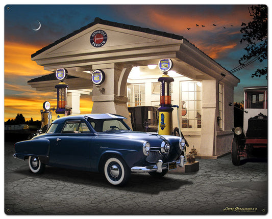 Studebaker Vintage Style Metal Sign 30 x 30