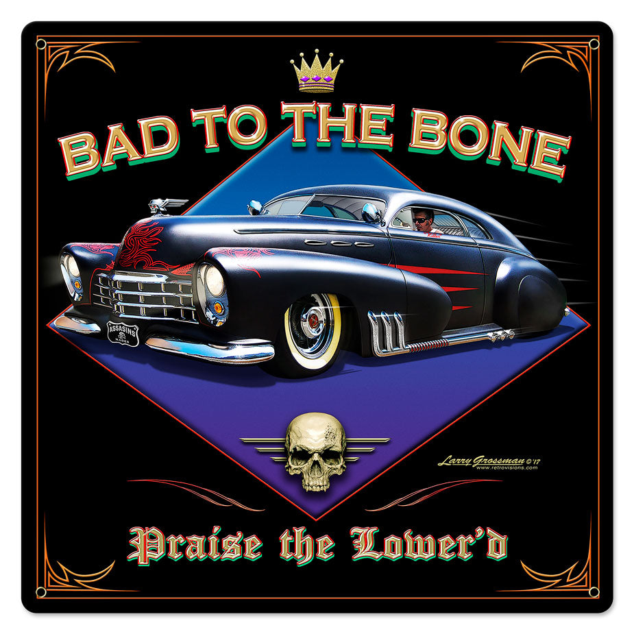 Bad To The Bone 24 x 24