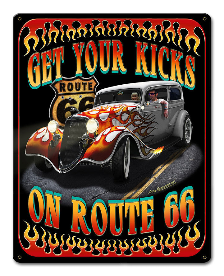 Kicks On Rt. 66 12 x 15