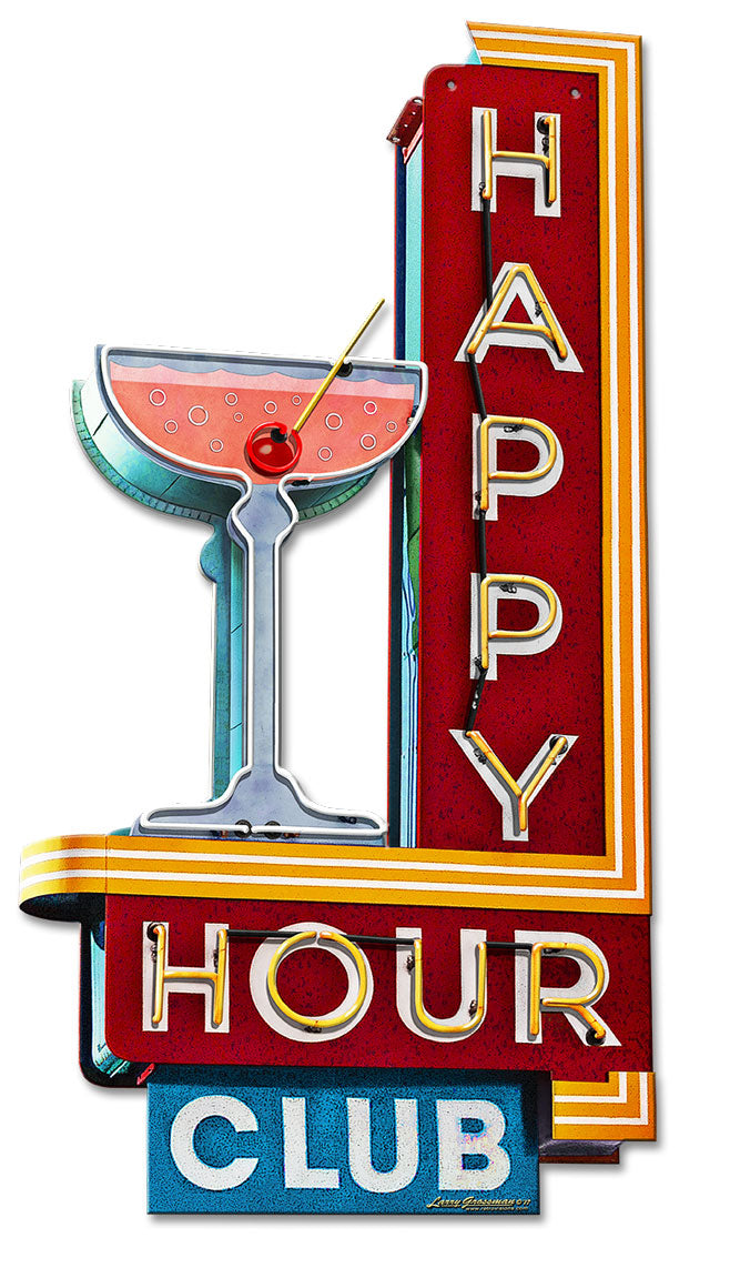 Happy Hour Club 9 x 17