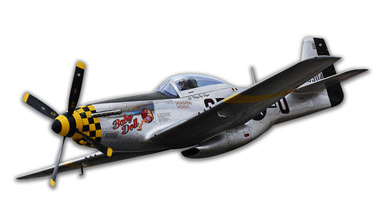 P51 Mustang Vintage Style Metal Sign 19 x 8