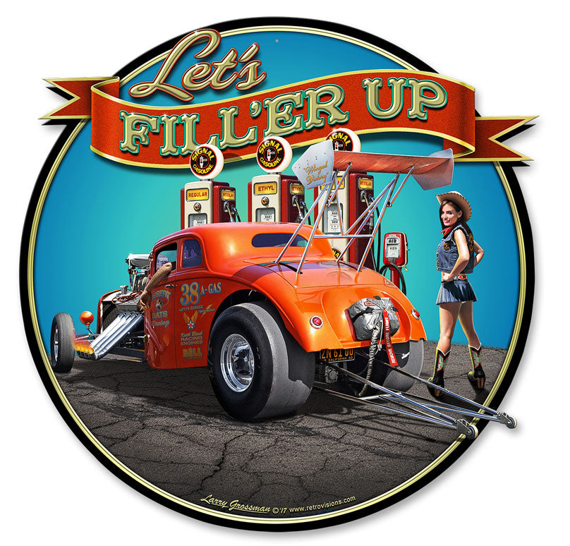Fill'Er Up 17 x 17