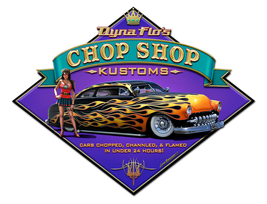 Dyna Flo'S Chop Shop 27 x 21