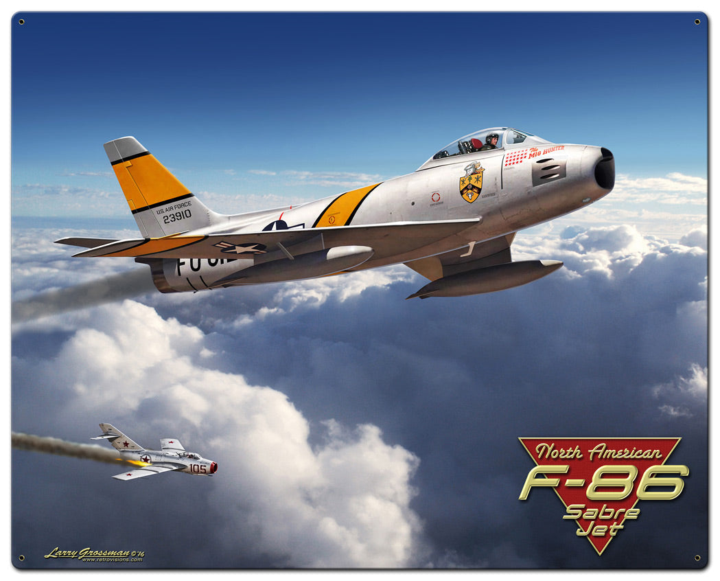 F-86 Saber Jet 24 x 30