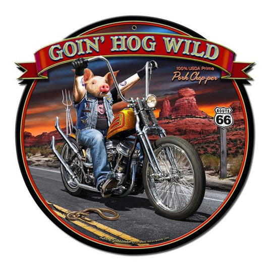Goin' Hog Wild 17x17