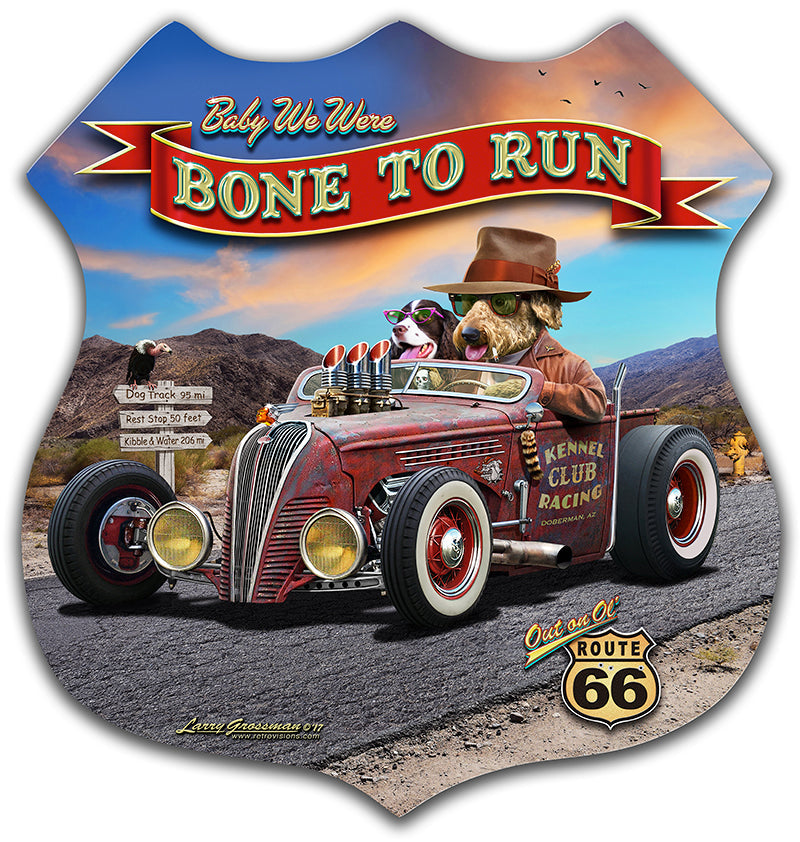 Bone To Run 20x21