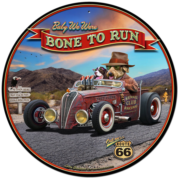Bone To Run 28 x 28