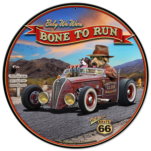 Bone To Run 14x14