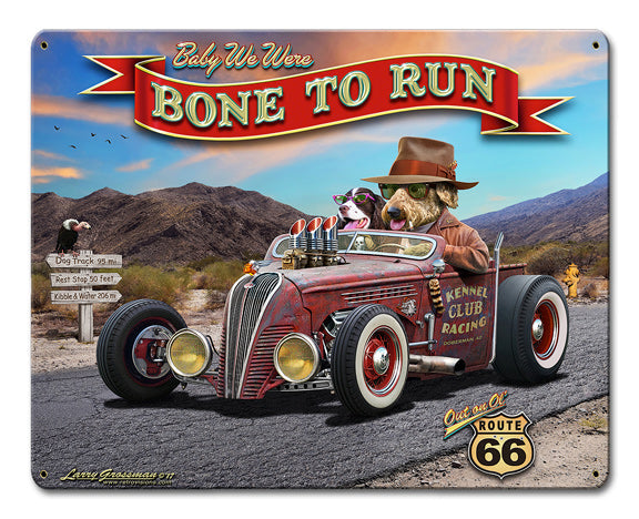 Bone To Run 12 x 15