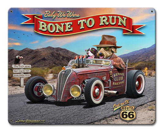 Bone To Run 12 x 15