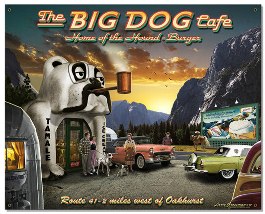 Big Dog Cafe 24 x 30