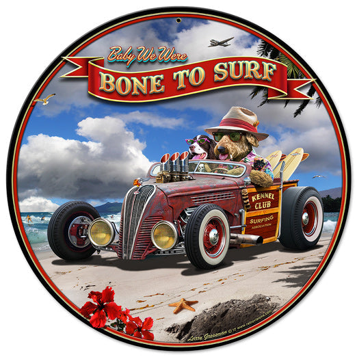 Bone To Surf 14 x 14