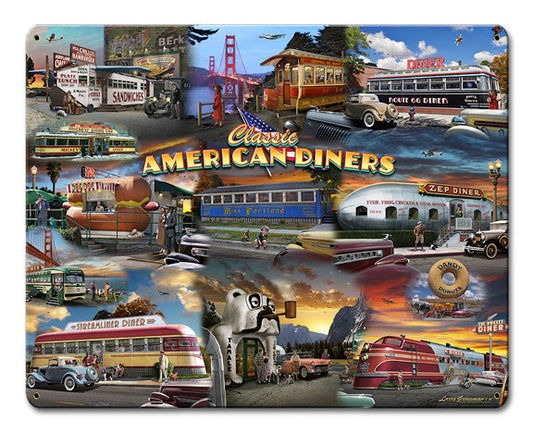 Diner Collage 12x15