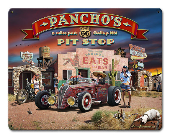 Route 66 Pancho'S 12 x 15