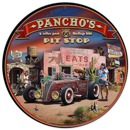 Route 66 Pancho'S 14 x 14