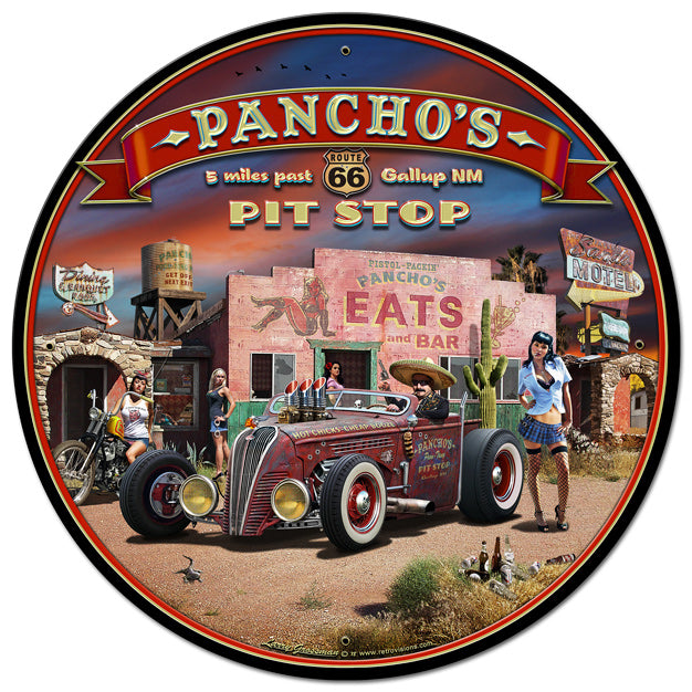 Route 66 Pancho'S 28 x 28