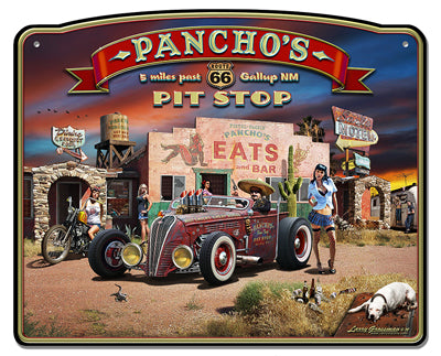 Route 66 Pancho's 18x14